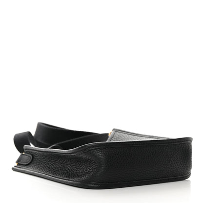 Hermes Taurillon Clemence Evelyne TPM Black 4 of 12