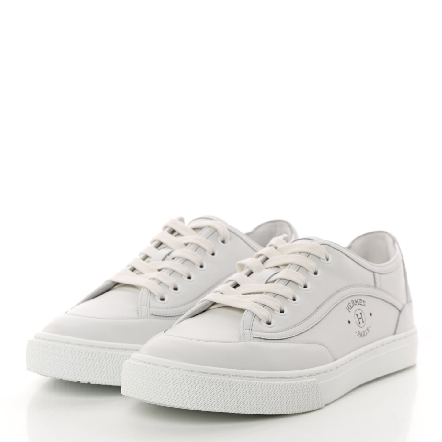 Calfskin Womens Get Sneakers 38.5 White