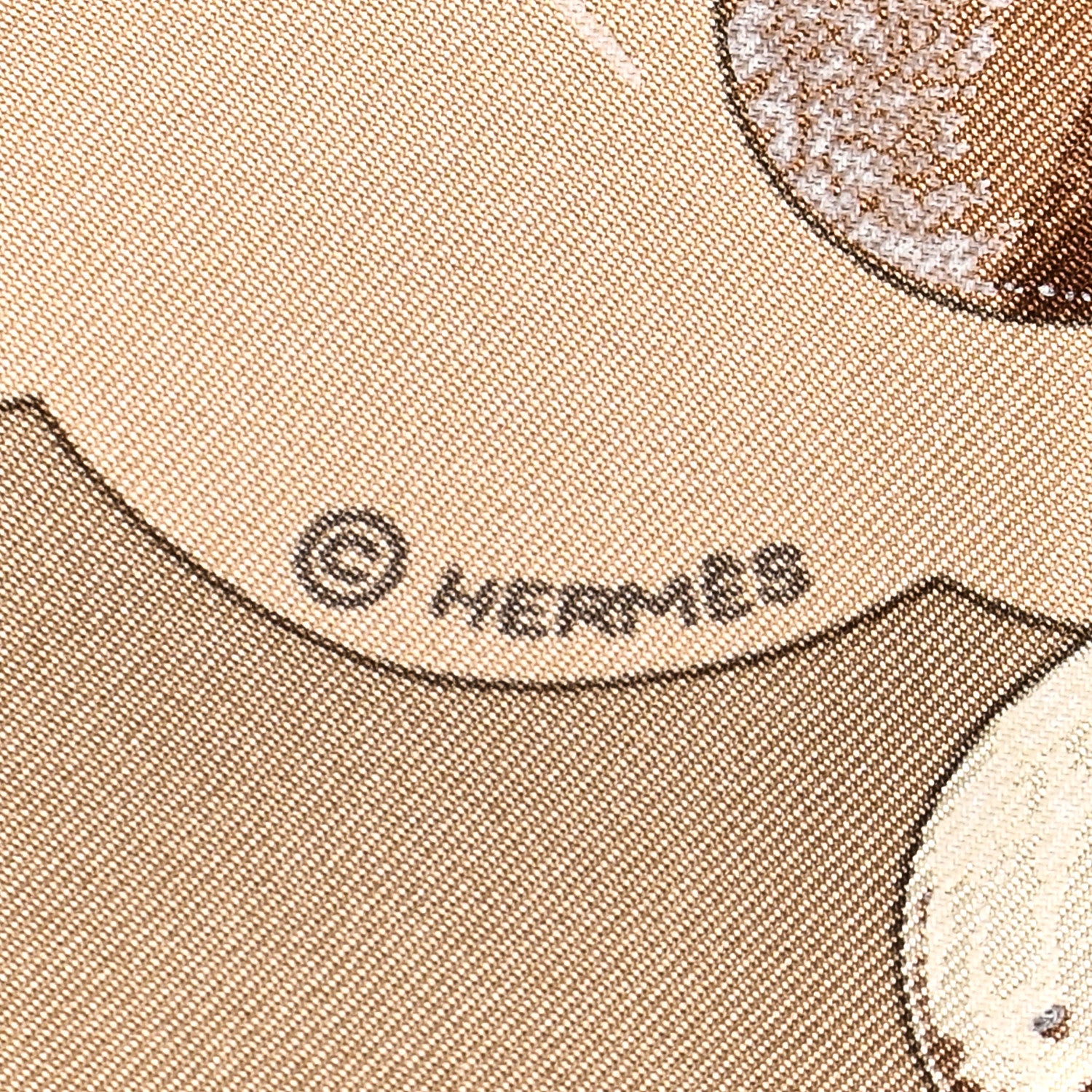 Hermes Silk Libres Comme L'Ange Scarf 90 Beige 4 of 8