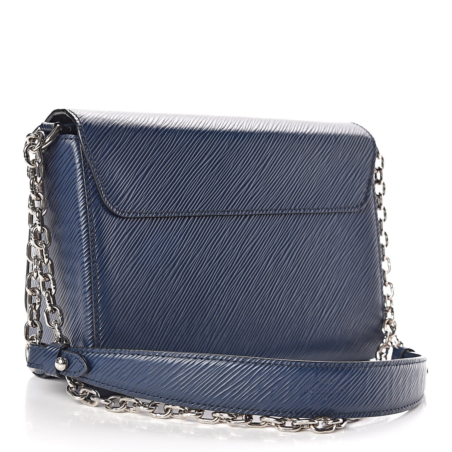 Louis Vuitton Epi Twist Shoulder Bag MM Indigo 3 of 11