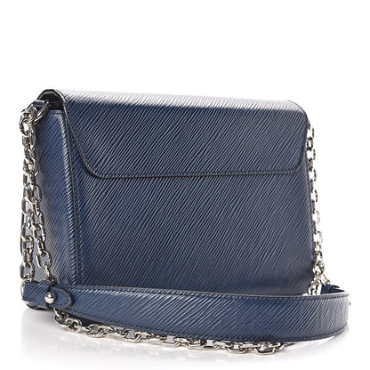 Louis Vuitton Epi Twist Shoulder Bag MM Indigo 3 of 11