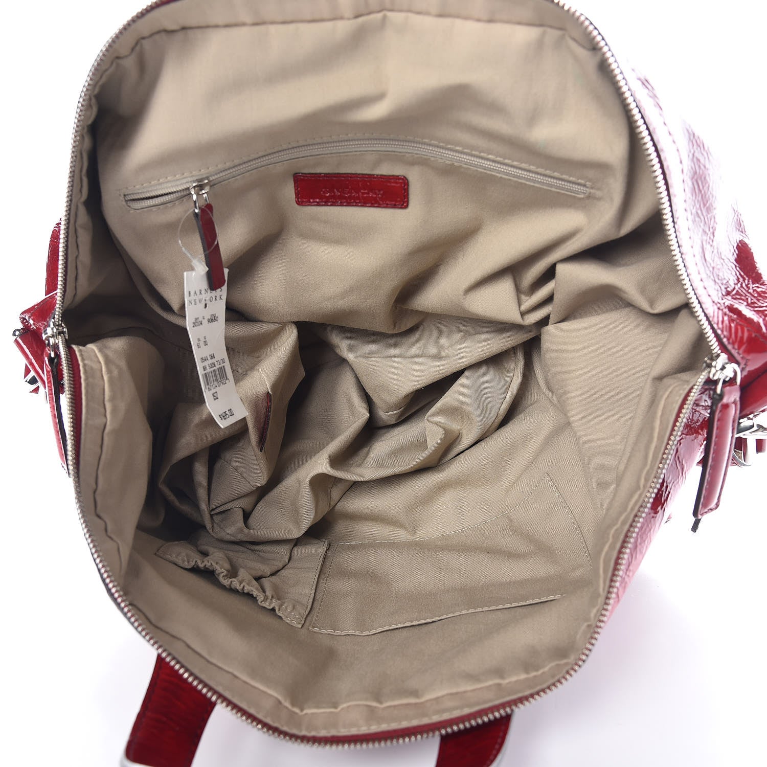 Givenchy Crinkled Patent Calfskin Medium Nightingale Red 5 of 10