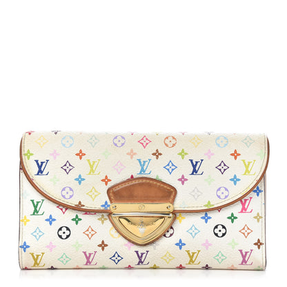 Louis Vuitton Monogram Multicolor Eugenie Wallet White 1 of 13
