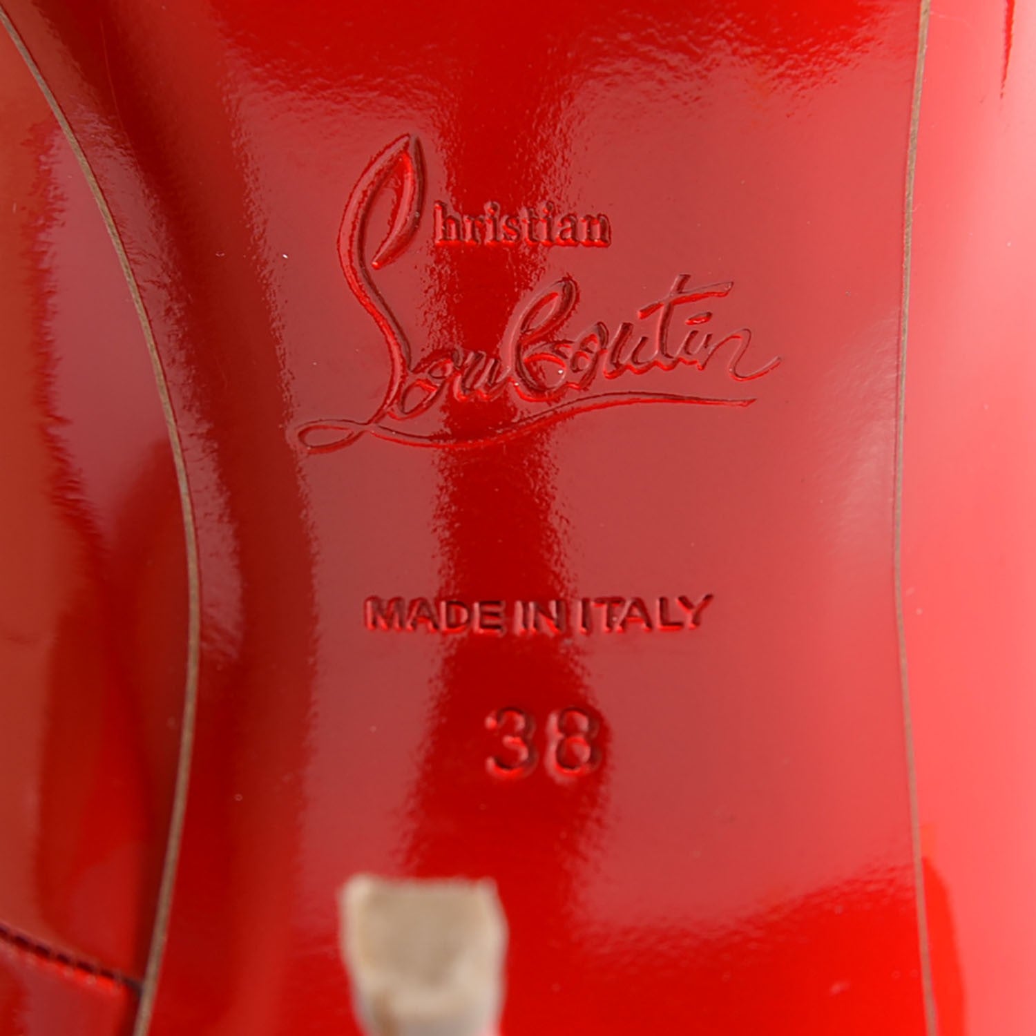 Christian Louboutin Patent So Kate 120 Pumps 38 Red 7 of 7