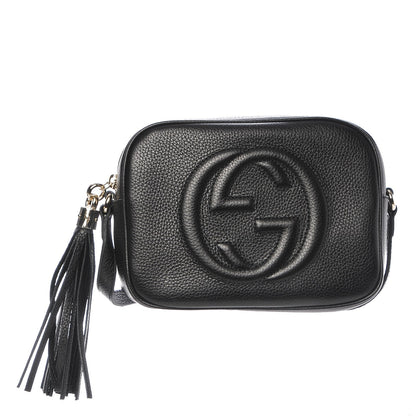 Gucci Pebbled Calfskin Small Soho Disco Bag Black 1 of 8