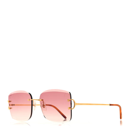 Cartier Metal C Decor CT0037RS Sunglasses Gold 1 of 8