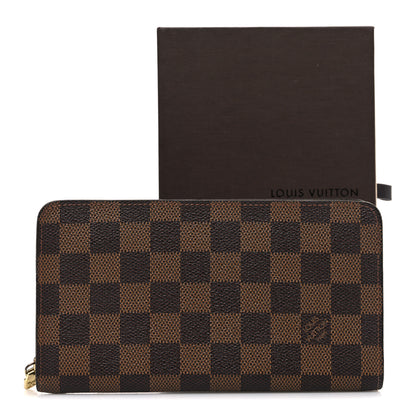 Louis Vuitton Damier Ebene Porte-Monnaie Zippe Zippy Wallet 8 of 8