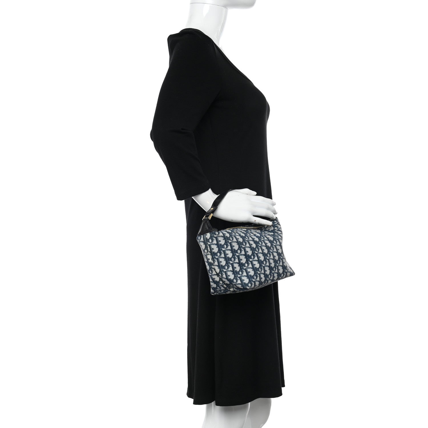 Christian Dior Monogram Pochette Blue 2 of 11