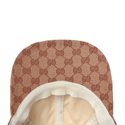 Gucci X MLB Monogram NY Yankees Baseball Hat 55-59 Beige Ruggine 7 of 9