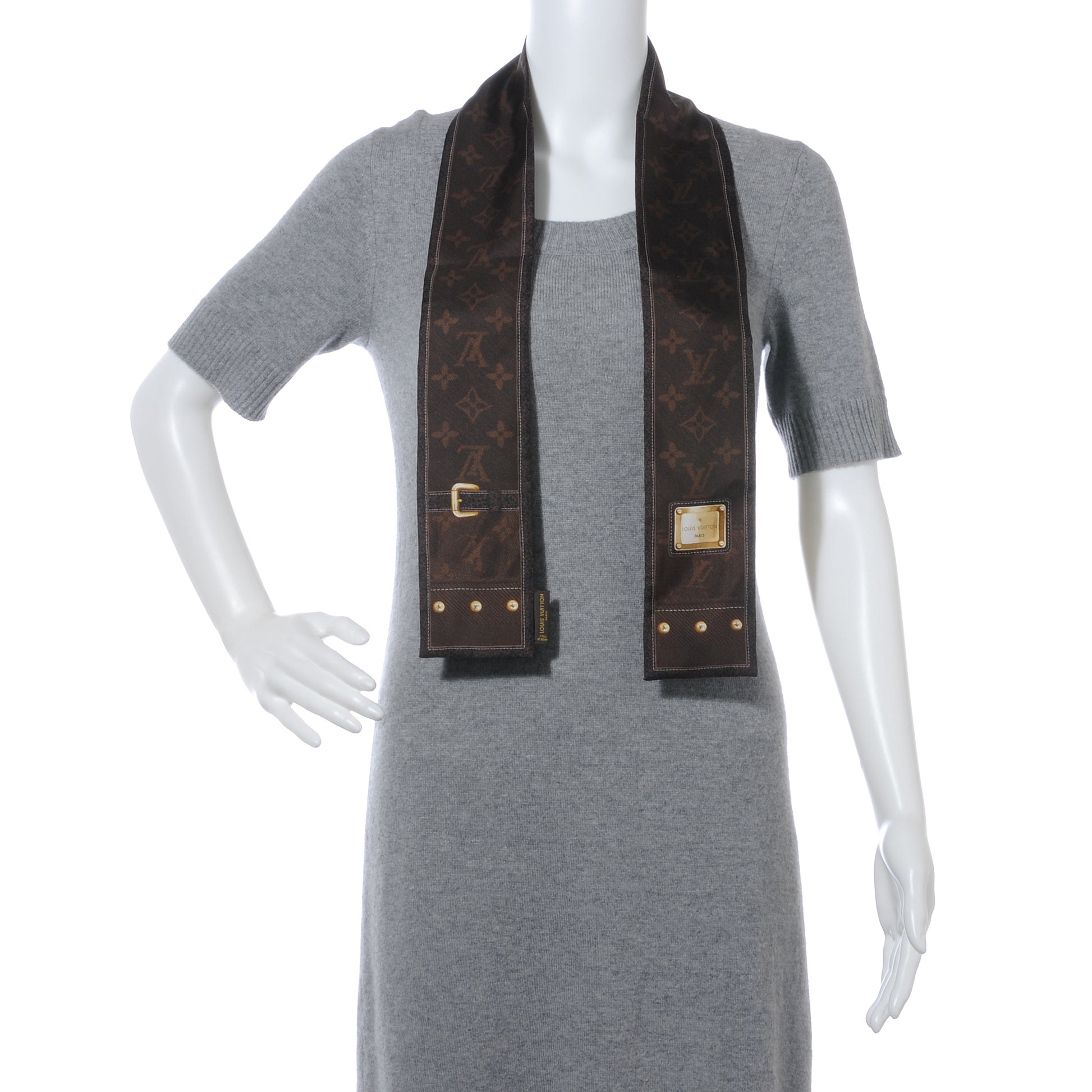 Louis Vuitton Silk Monogram New Denim Bandeau Ebene 2 of 5