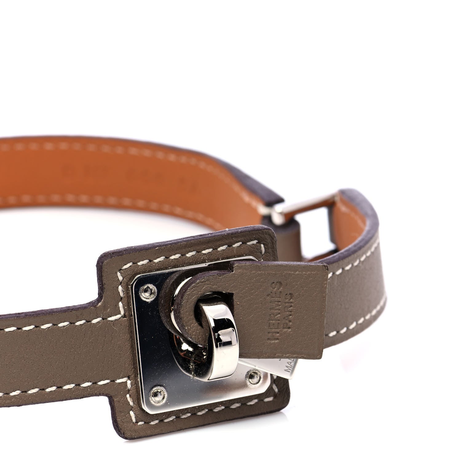 Hermes Swift O'Kelly Double Tour Bracelet T1 Etoupe 5 of 8