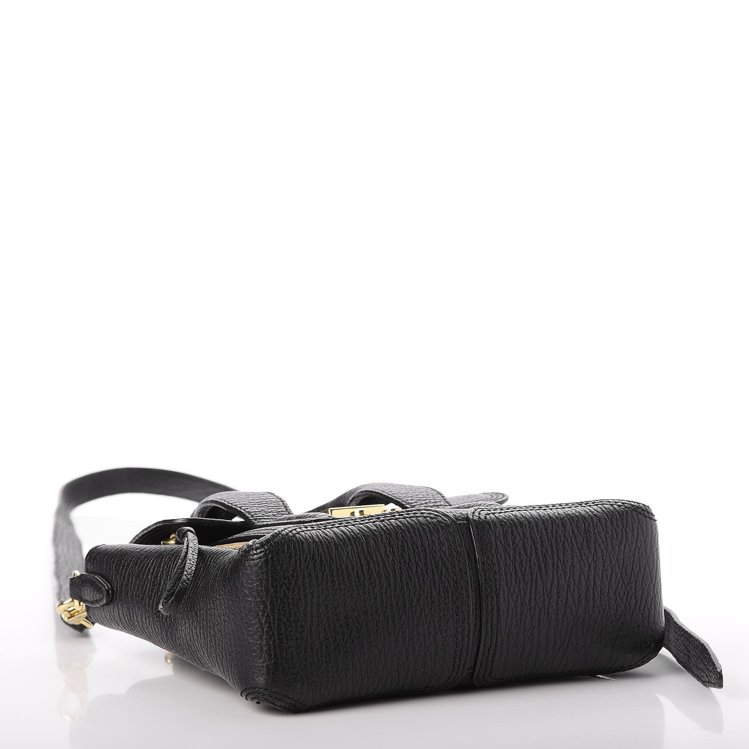 3.1 Phillip Lim 3.1 Textured Calfskin Mini Pashli Satchel Black 4 of 7