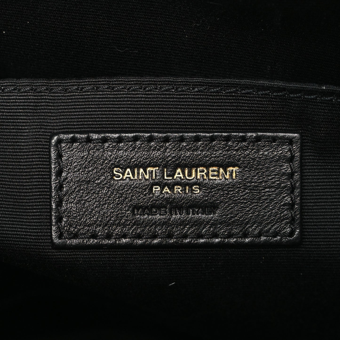 Suede Calfskin Matelasse Monogram Lou Camera Bag Black