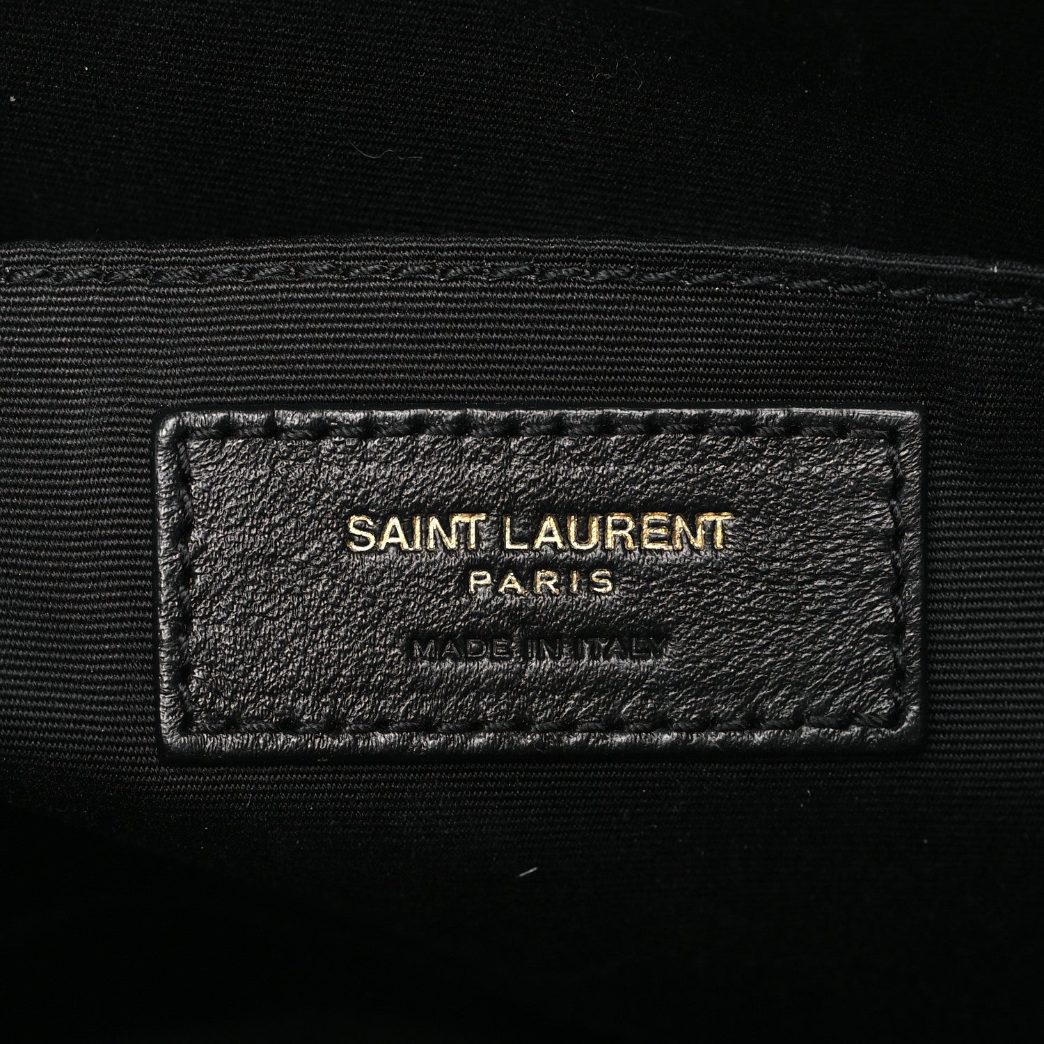 Saint Laurent Suede Calfskin Matelasse Monogram Lou Camera Bag Black 6 of 9