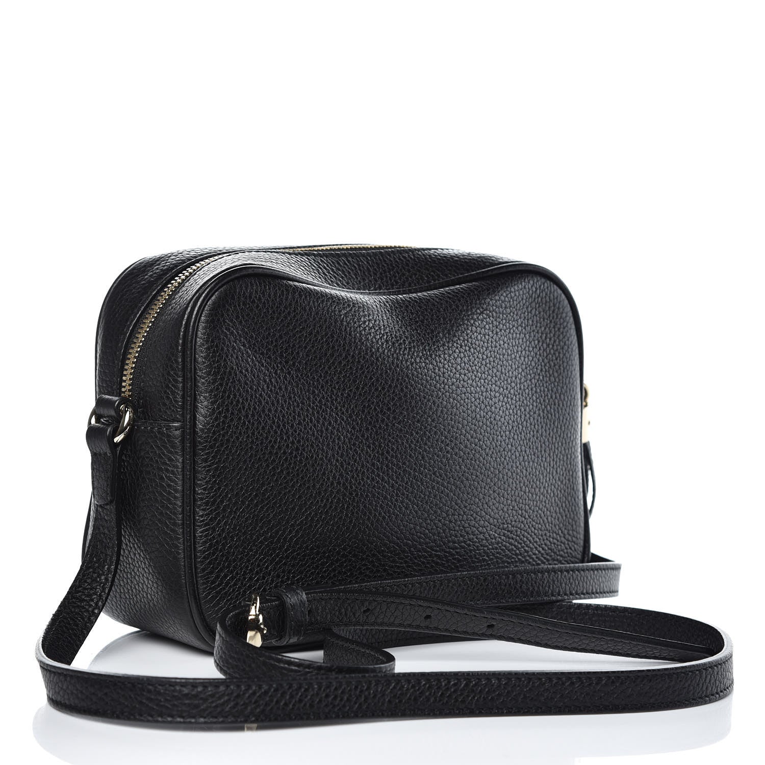 Gucci Pebbled Calfskin Small Soho Disco Bag Black 3 of 9