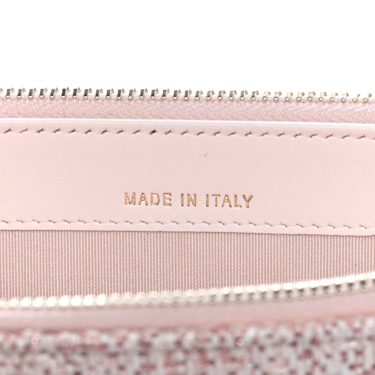 Canvas Small Deauville Clutch With Chain Pink