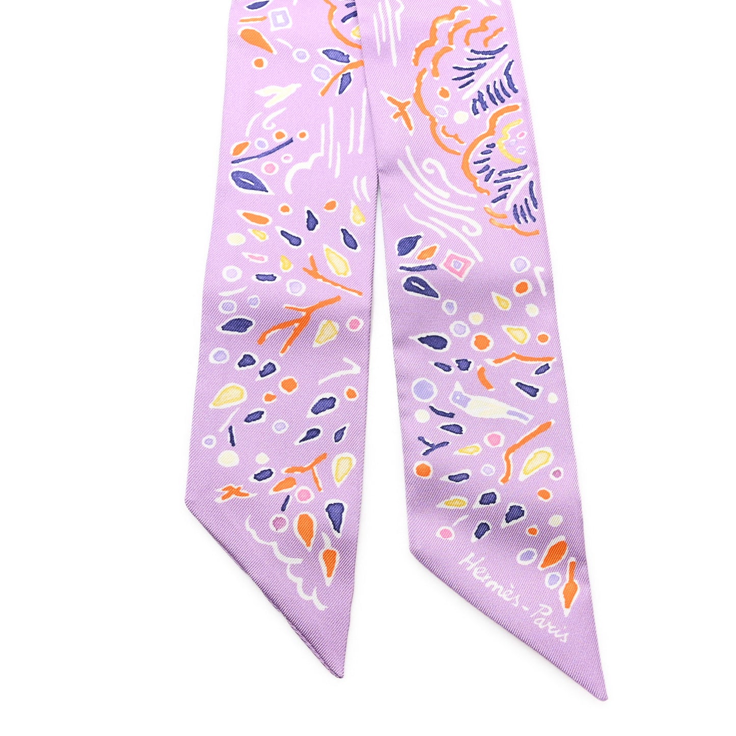 Silk Isola Di Primavera Twilly Lilas Orange Jaune