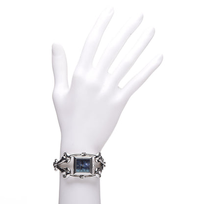 Gucci Stainless Steel Blue Mother of Pearl 20mm Signoria Quartz Watch 2 of 7