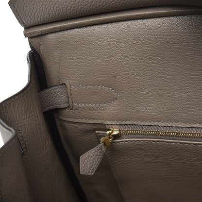 Hermes Togo Birkin 30 Gris Asphalte 14 of 35