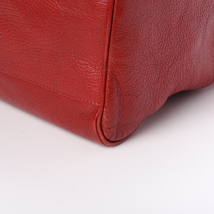 Balenciaga Sugar Goatskin Classic Gold Hardware Velo Rouge Rouge Coquelicot 16 of 16