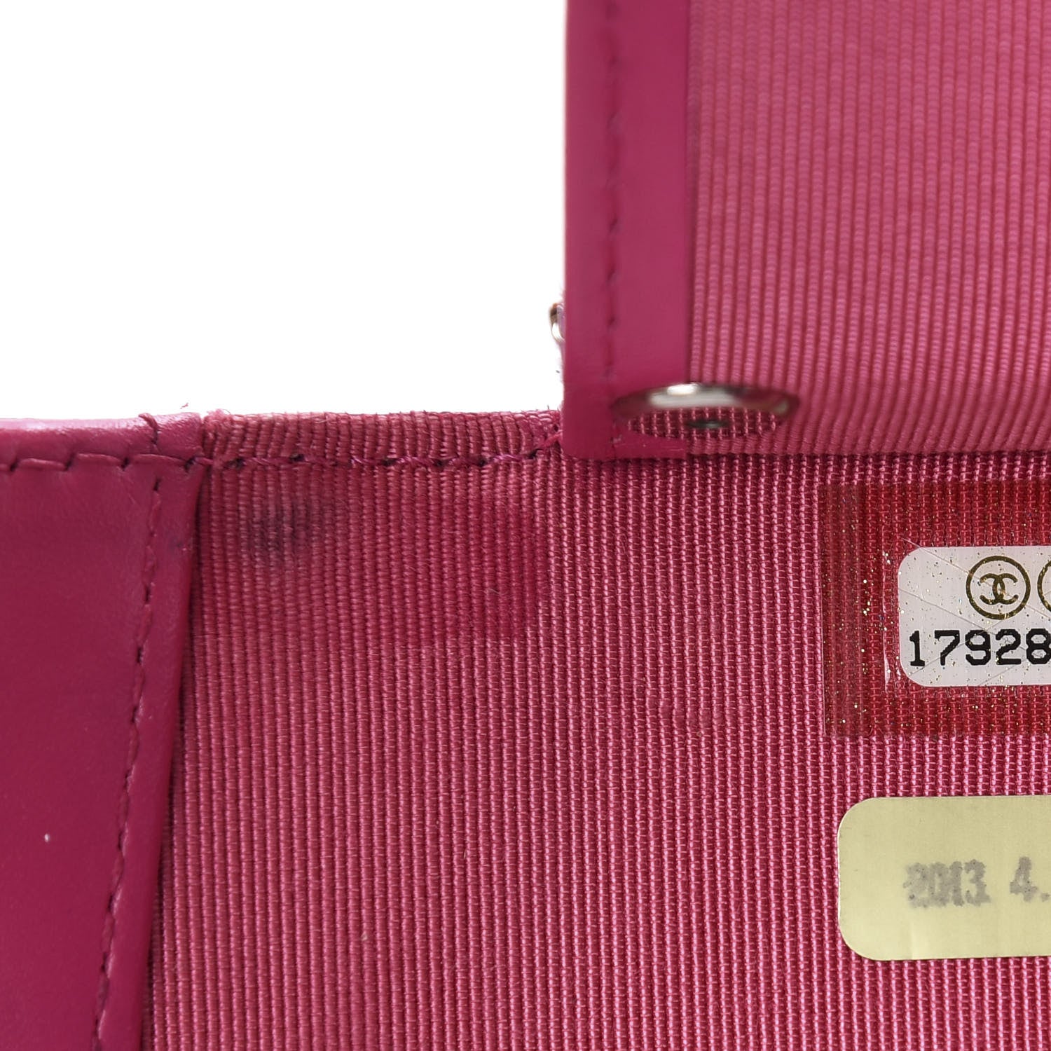 Chanel Caviar Quilted 6 Key Holder Pink 8 of 9