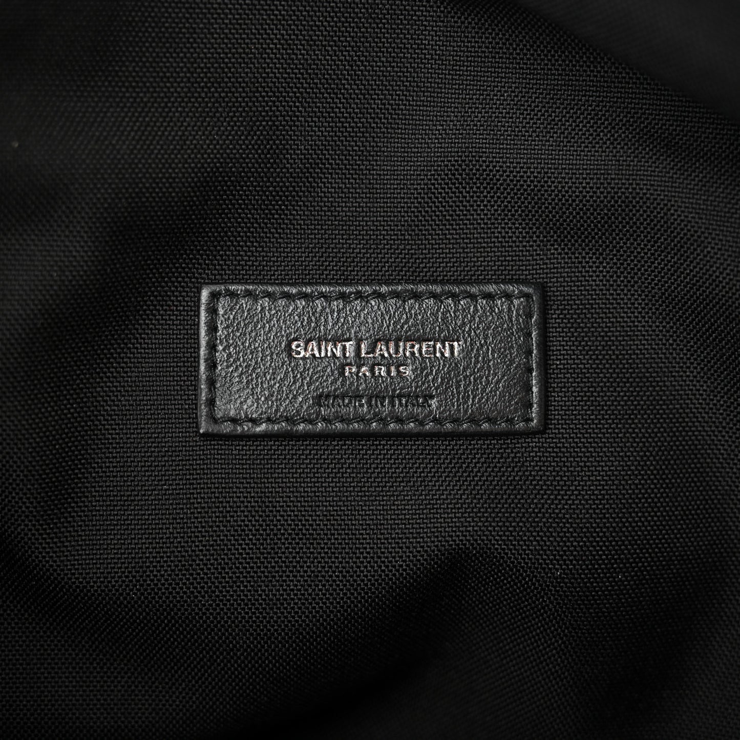 Nylon Logo Ripstop Body Belt Bag Black