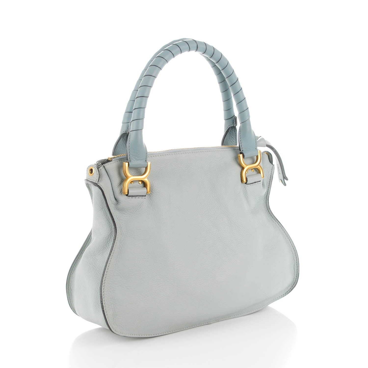 Chloe Calfskin Medium Marcie Satchel Icy Blue 3 of 7