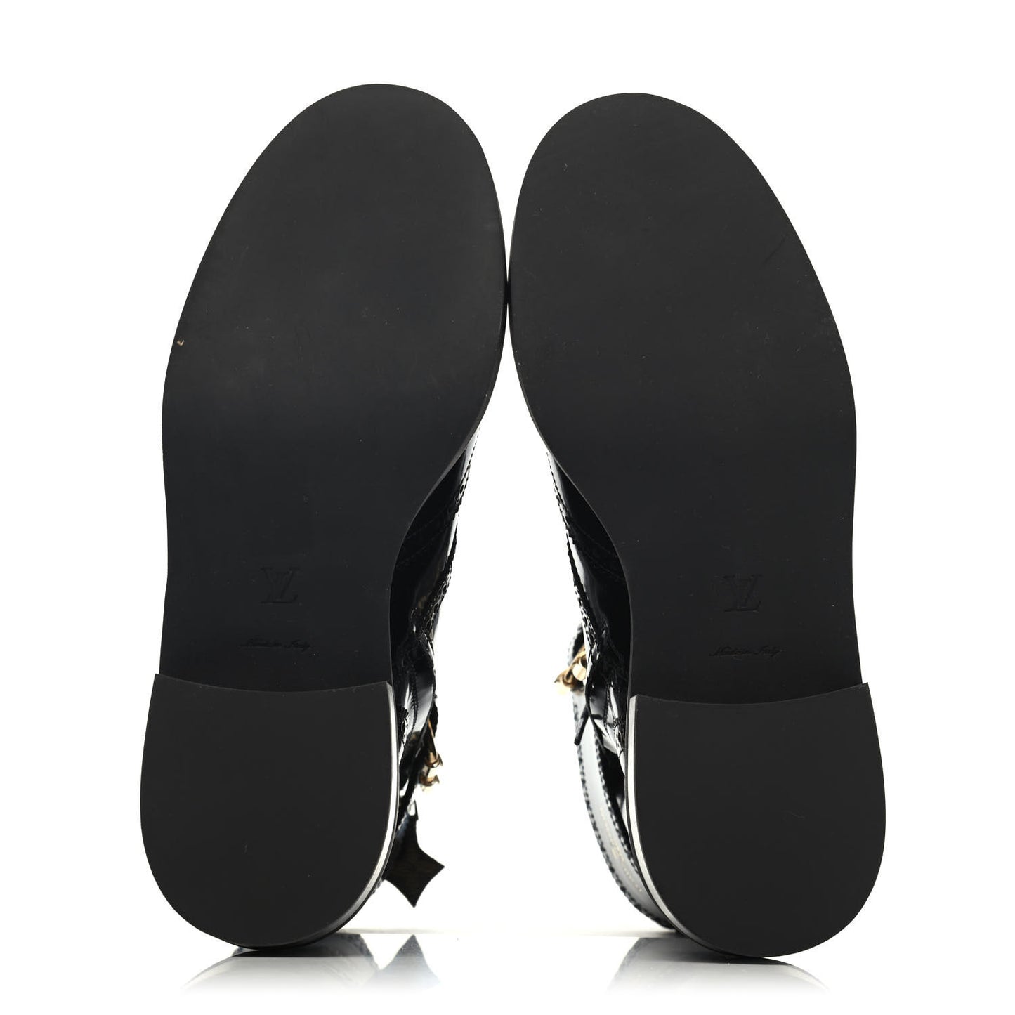Glazed Calfskin Midtown Ankle Boots 40 Black