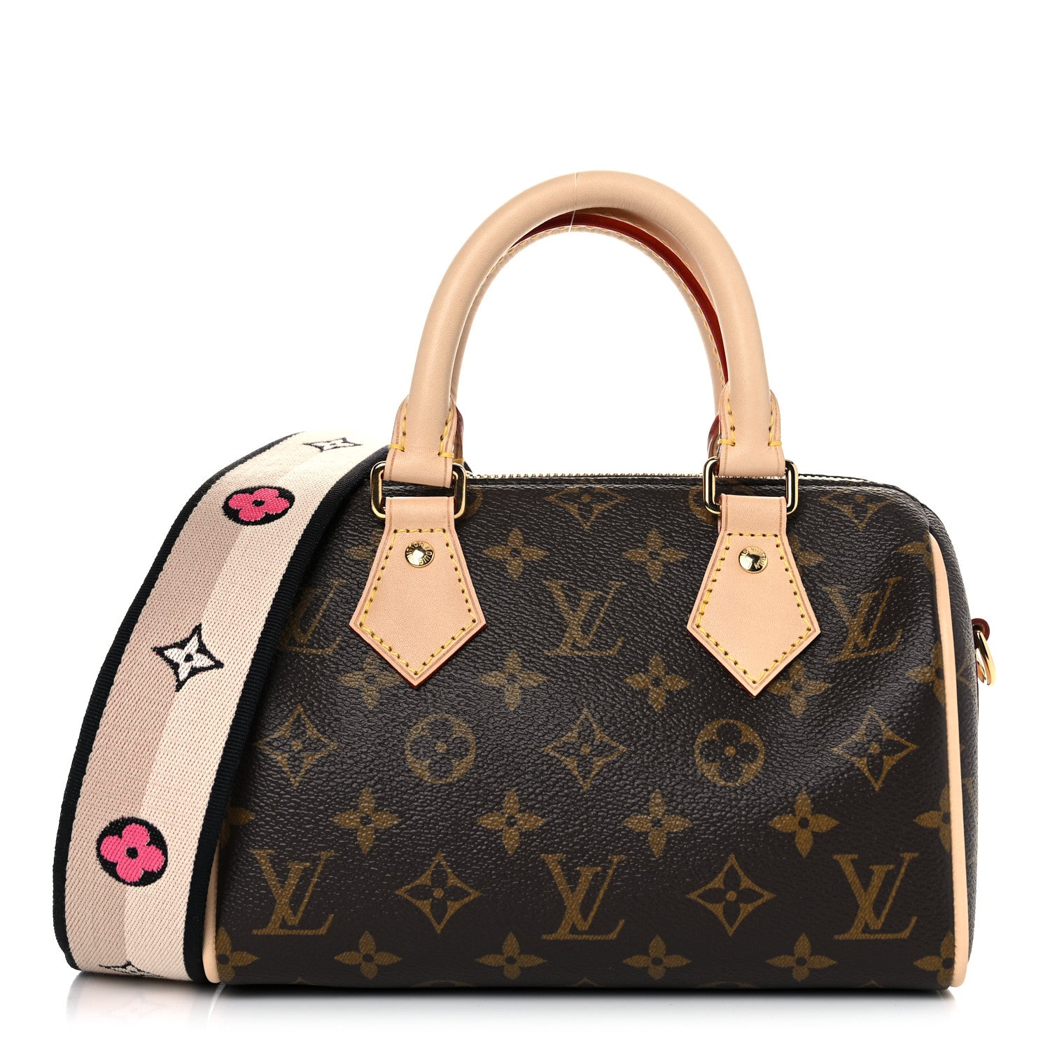 Louis Vuitton Monogram Speedy Bandouliere 20 Black 1 of 13