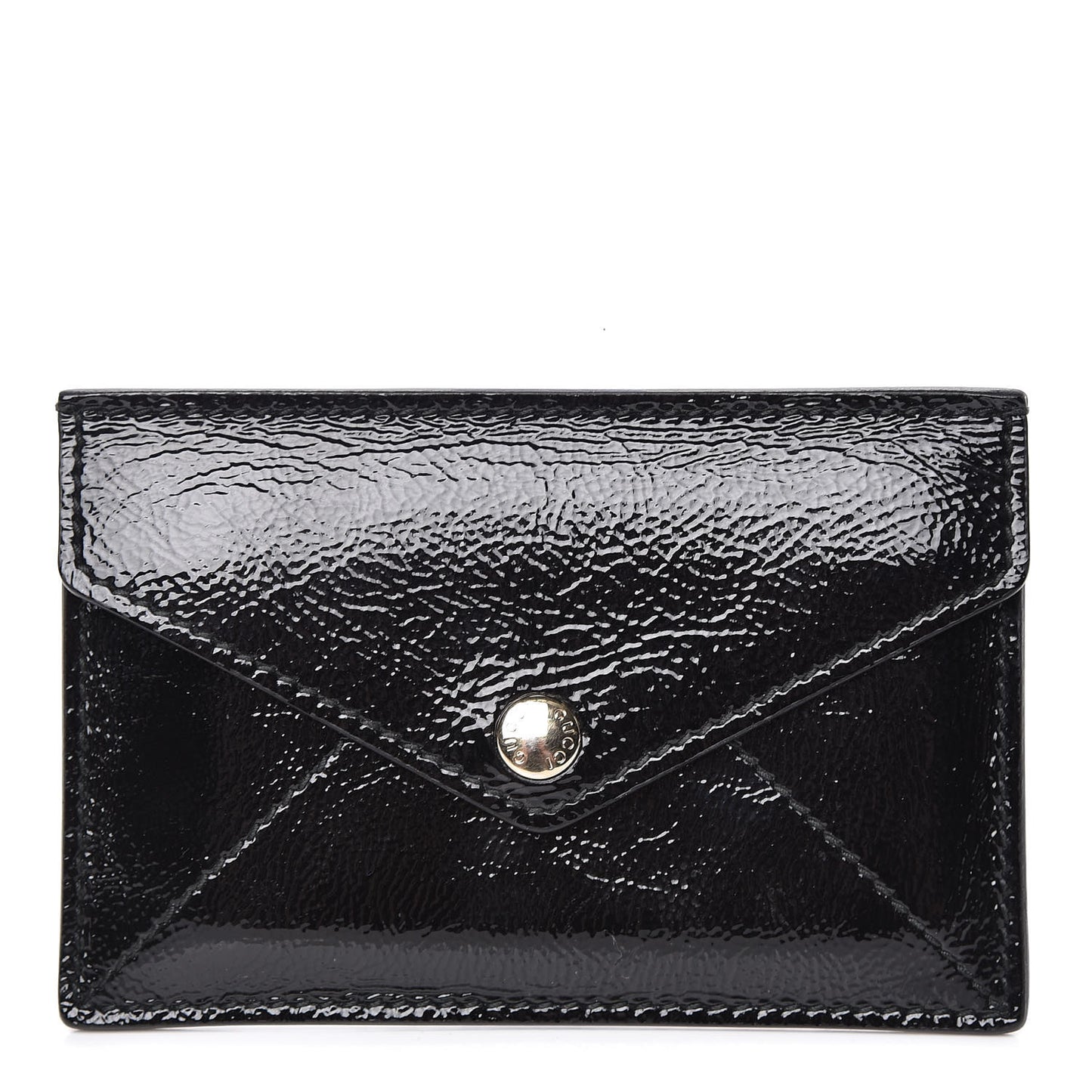 Patent Soho Envelope Card Case Black