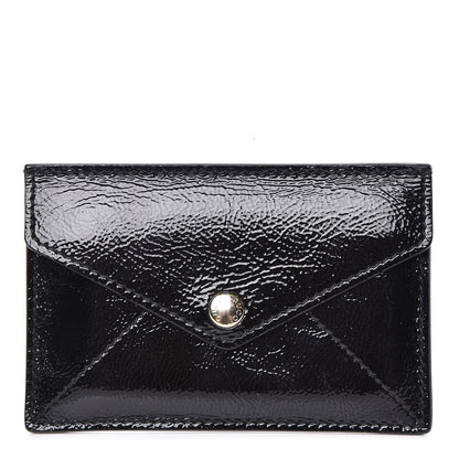 Gucci Patent Soho Envelope Card Case Black 7 of 7