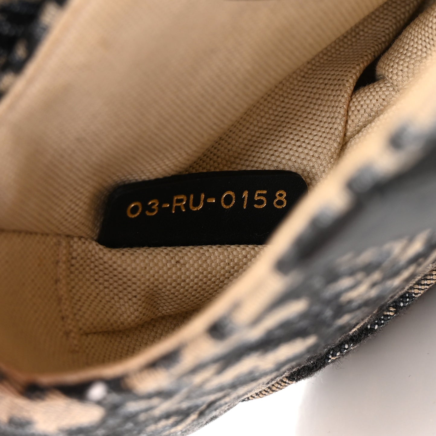 Oblique Mini Saddle Bag Blue