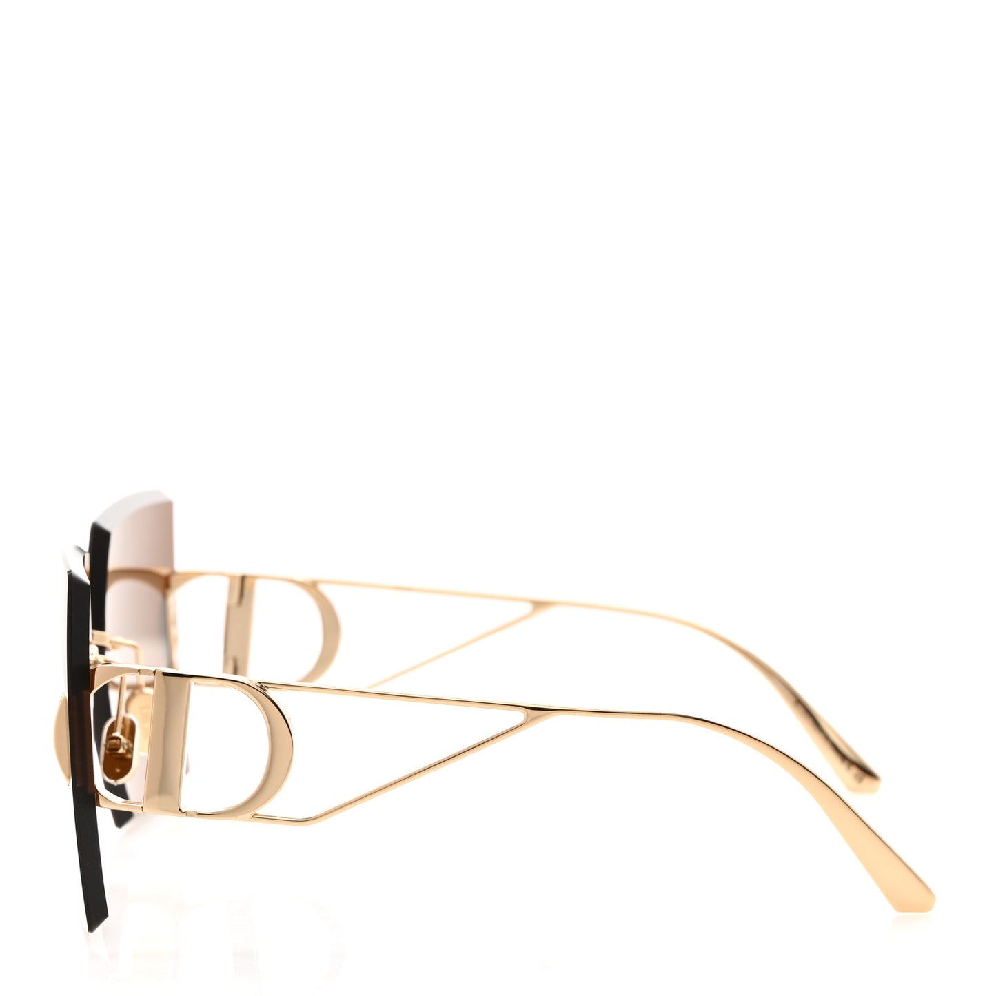 Square 30 Montaiane S7U Sunglasses Gold
