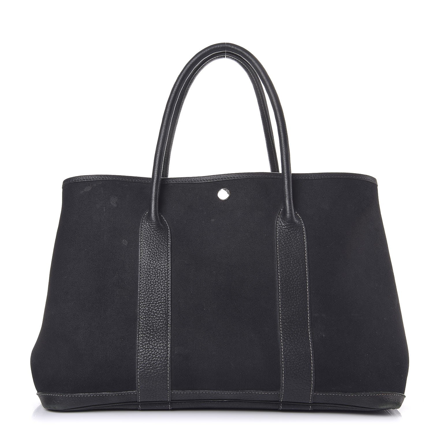 Hermes Toile Negonda Garden Party Tote 36 MM Black 1 of 17