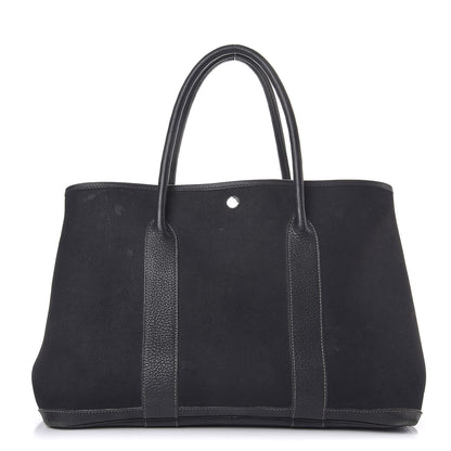 Hermes Toile Negonda Garden Party Tote 36 MM Black 1 of 17
