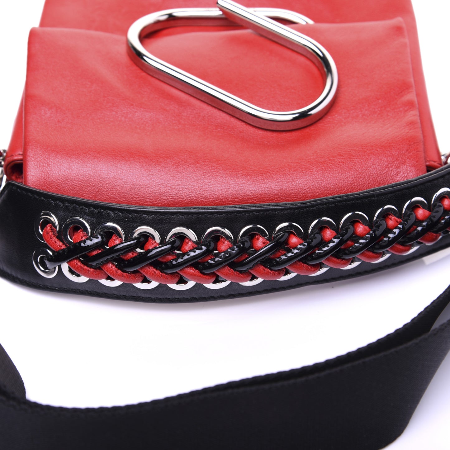 3.1 Lambskin Micro Alix Sport Bag Red