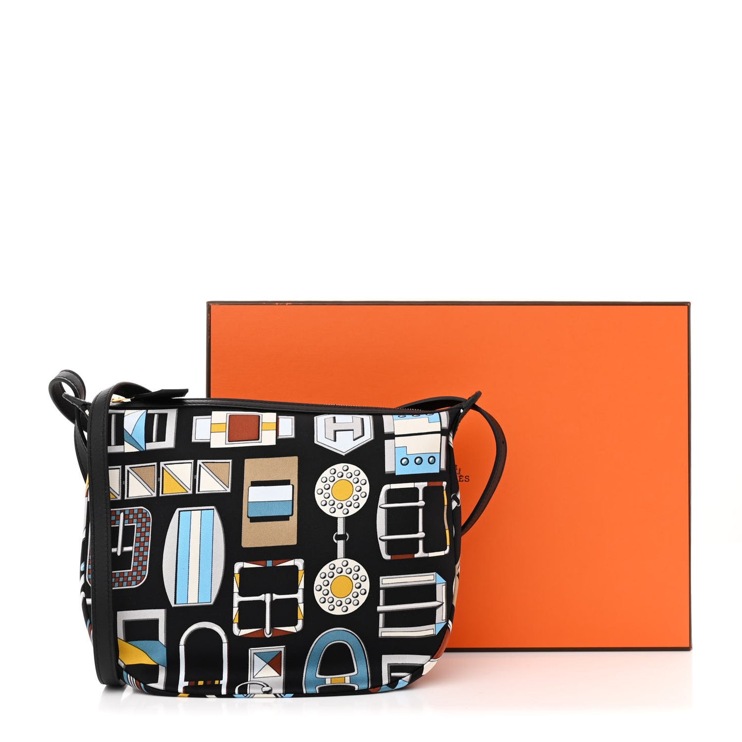 Silk Sursoie To Go Pouch Bleu Marine Craie Black