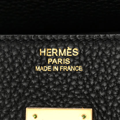 Hermes Togo Birkin 35 Black 6 of 10