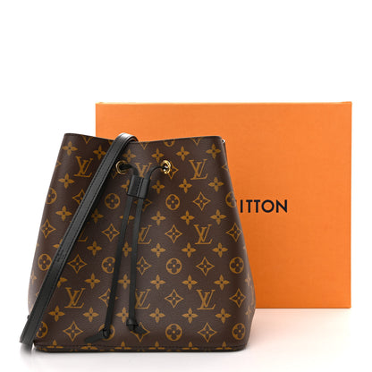 Louis Vuitton Monogram Neonoe MM Black 10 of 10