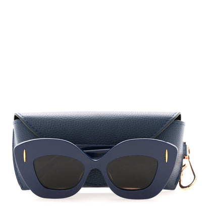 Loewe Acetate Anagram Cat Eye Sunglasses LW40127I Blue 9 of 9