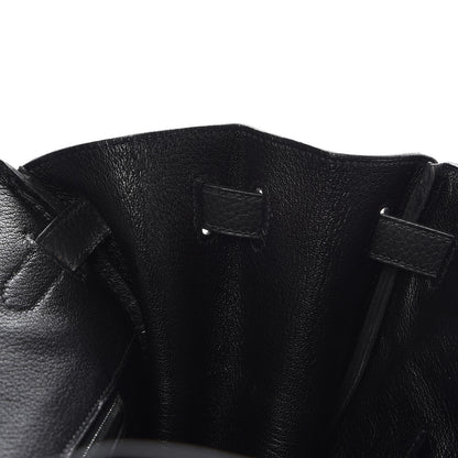 Hermes Taurillon Clemence Birkin 40 Black 9 of 36