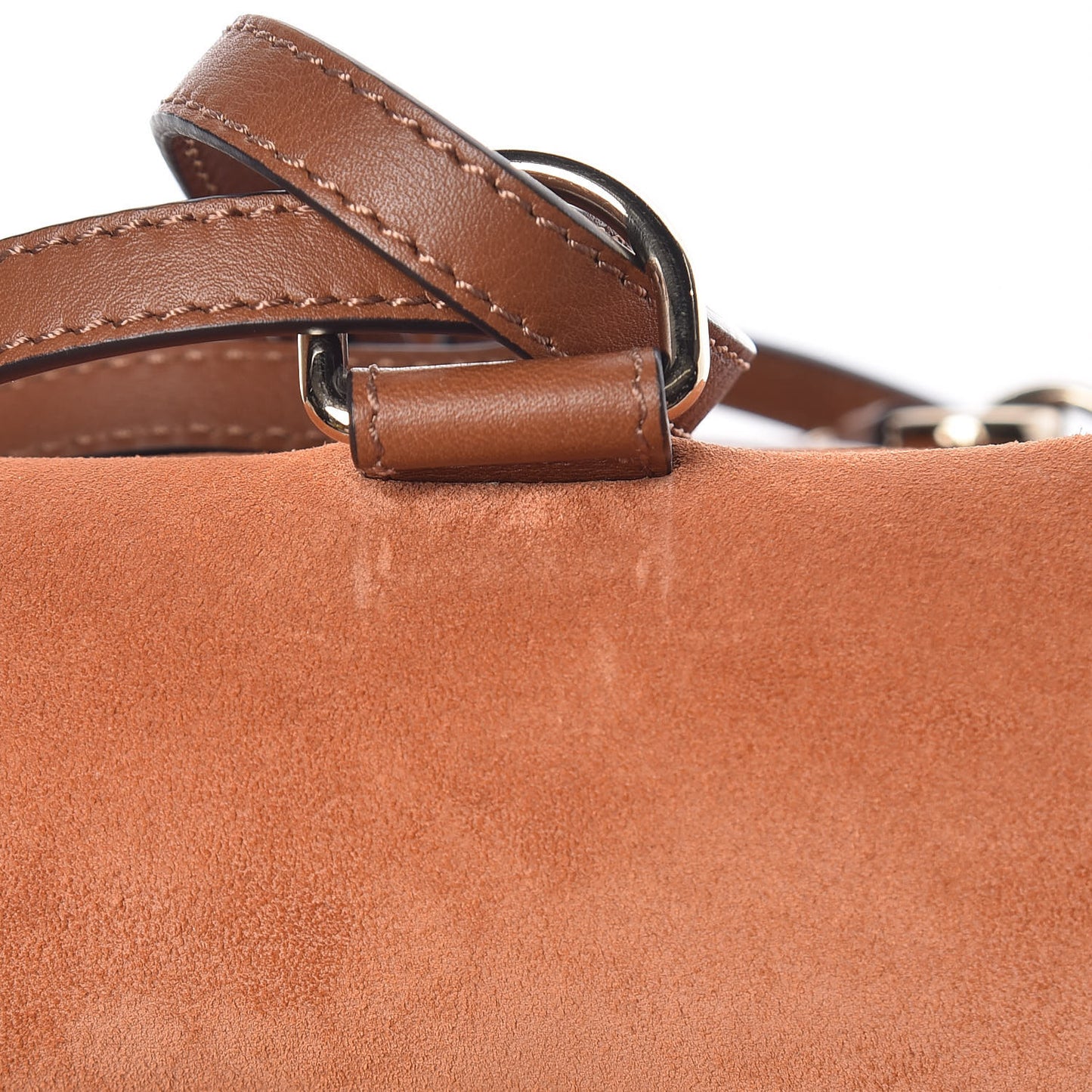Suede Calfskin Mini Faye Backpack Tan