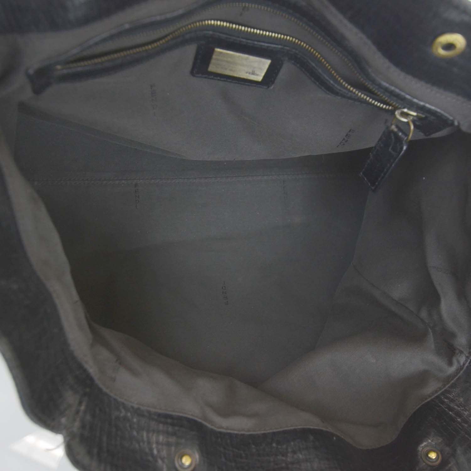 Fendi Velour Zucca Bag De Jour Grey 7 of 8