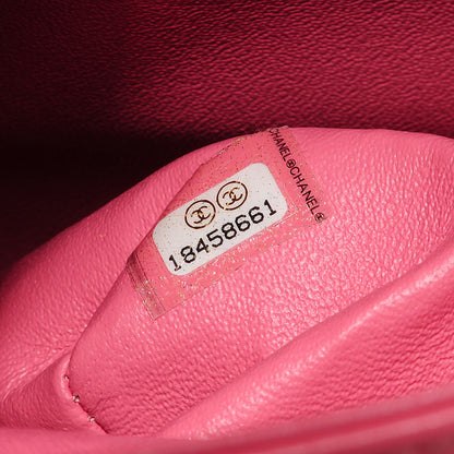 Chanel Lambskin Quilted Jumbo Double Flap Pink 8 of 8
