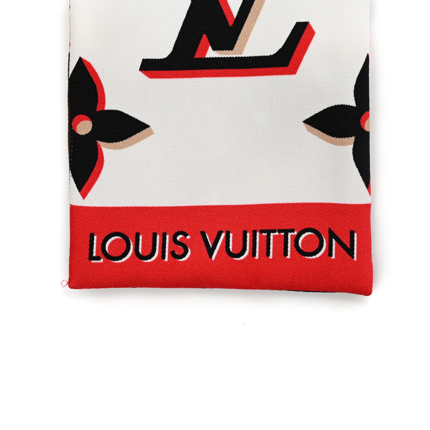 Louis Vuitton Silk Monogram Escale Perfect Match Bandeau Marron 2 of 4