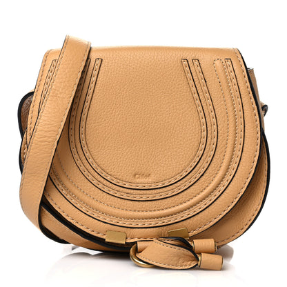 Chloe Calfskin Mini Marcie Round Crossbody Bag Bleached Brown 1 of 11