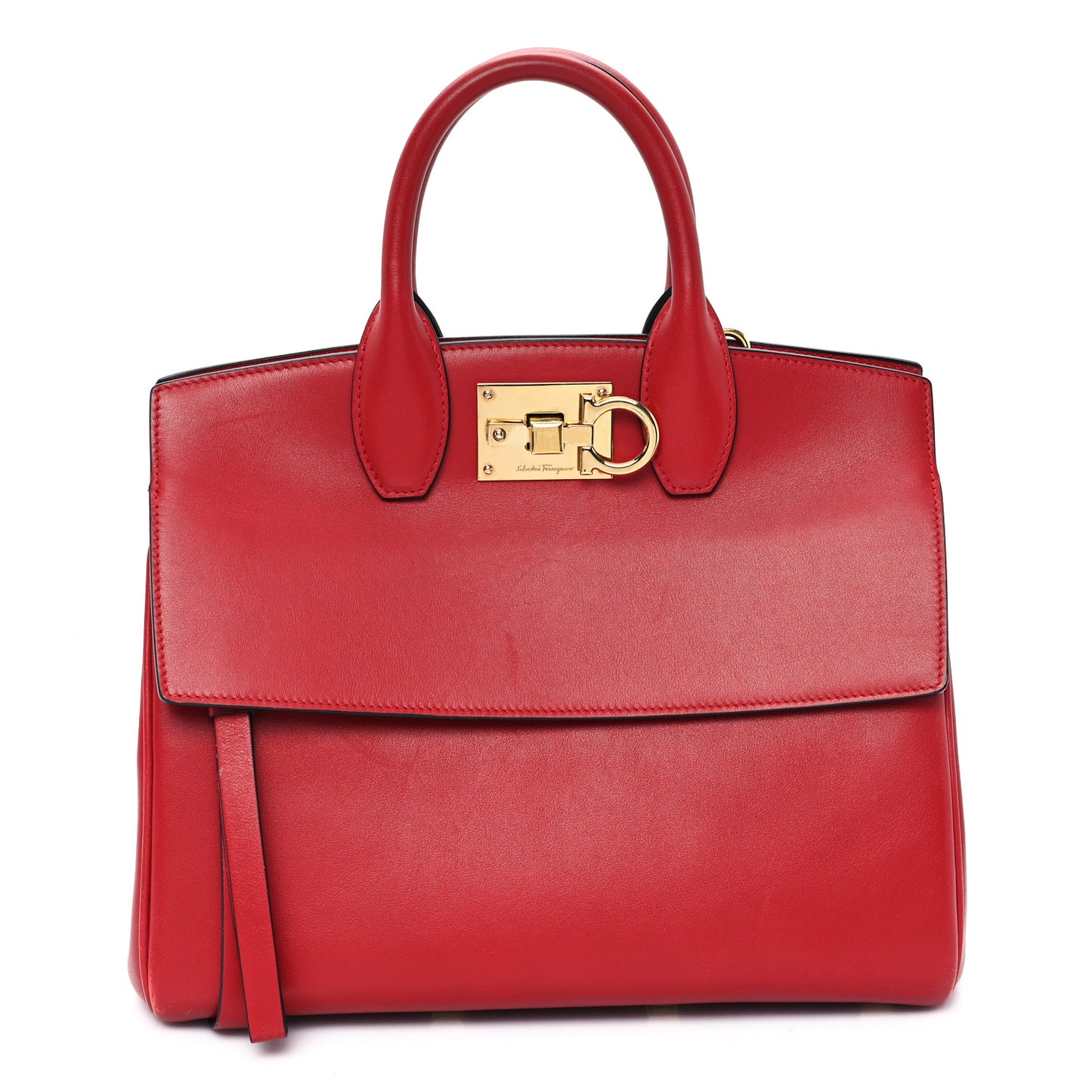 Calfskin Medium The Studio Bag Red