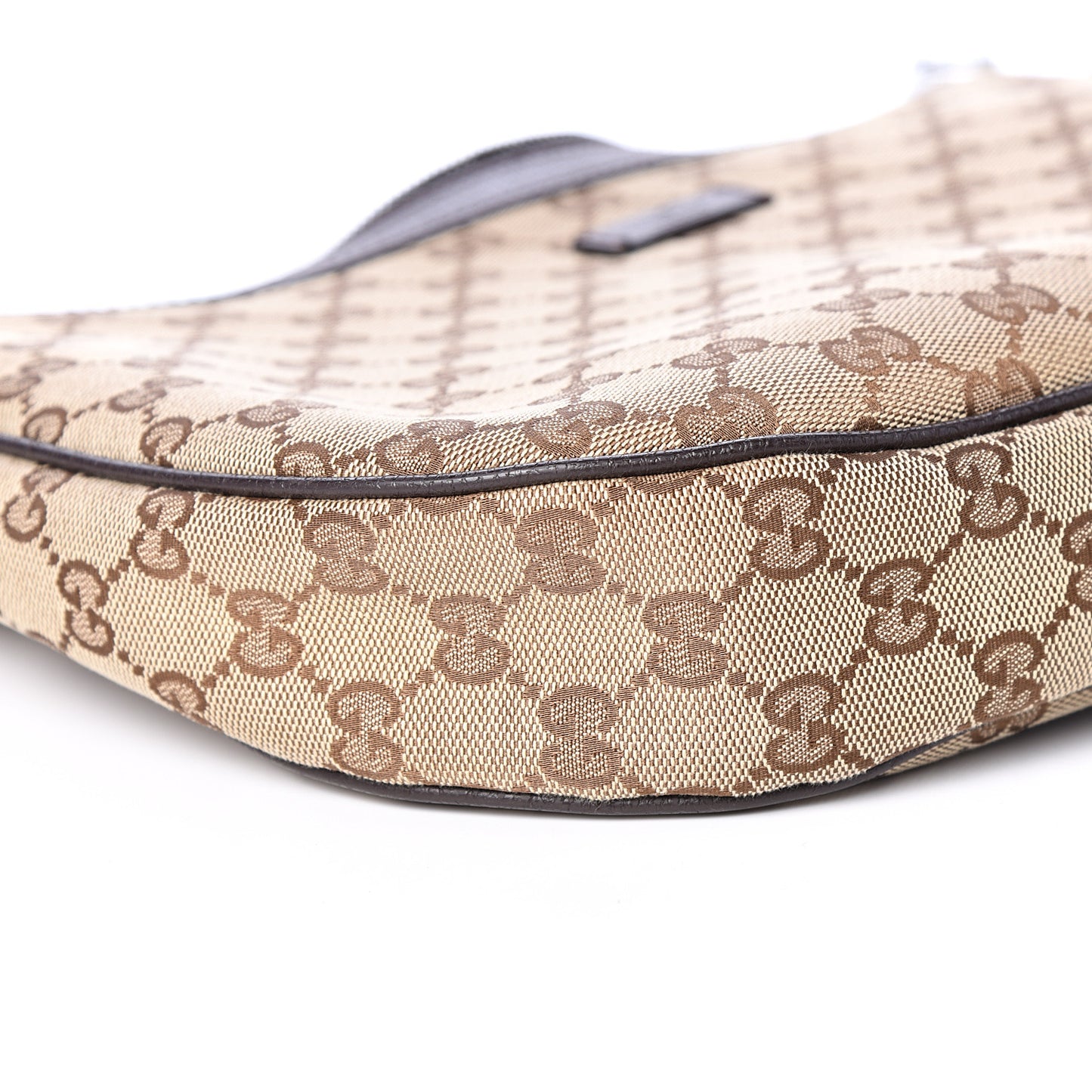 Monogram Medium Half Moon Hobo Dark Brown