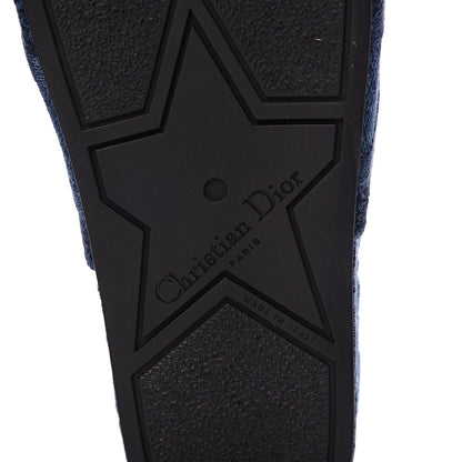 Christian Dior Oblique Denim D-Way Platform Sandal 37 Blue 6 of 9