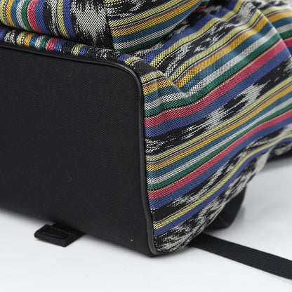 Saint Laurent Canvas Ikat City Backpack Multicolor 9 of 9